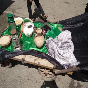 گزارش تصویری از برگزاری مراسم عزاداری روز عاشورا در بهار
