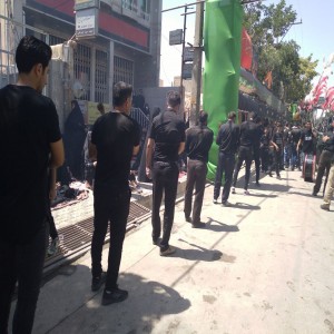 گزارش تصویری از برگزاری مراسم عزاداری روز عاشورا در بهار