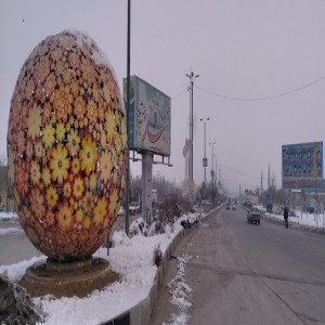 گزارش تصویری از فصل زمستان شهر زیبای بهار