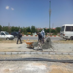 گزارش تصویری از بازدید شهردار بهار و اعضای شورای اسلامی شهر از پروژه های شاخص عمرانی شهرداری در سطح شهر بهار