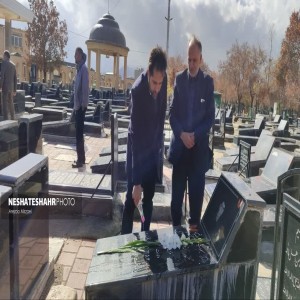 گزارش تصویری از غبارروبی مزار شهدا به مناسبت هفته بسیج