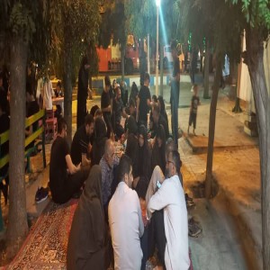 تصاویری از ایستگاه صلواتی آیت الله بهاری در ورودی بهار و ازدحام مسافرین و زائران