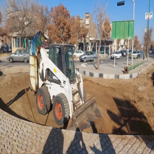 اتمام عملیات اصلاح، زیرسازی و بتن ریزی ابتدای بلوار شهید بهشتی (ایجاد دور برگردان جدید) توسط واحد عمرانی شهرداری بهار