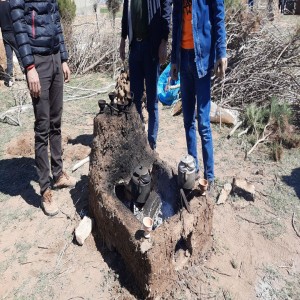 گزارش تصویری از برگزاری جشنواره کوره سیب زمینی در روستای حسام آباد شهرستان بهار