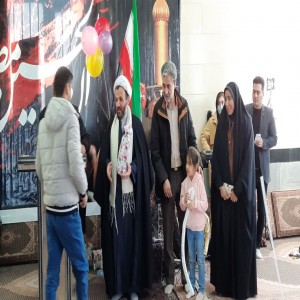 مراسم راهپیمایی یوم الله ۲۲ بهمن در روستای حسام آباد برگزار شد