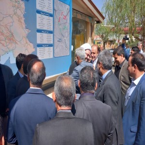 گزارش تصویری از مراسم آئین کلنگ زنی قطعه اول باند دوم محور همدان-گل تپه-علیصدر