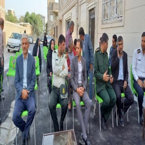 افتتاحیه پروژه آسفالت معابر شهر بهار