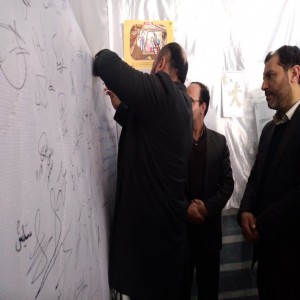 گزارش تصویری از بازدید مسئولین استانی و شهرستانی از نمایشگاه انقلاب در دبیرستان نمونه دولتی حجاب بهار