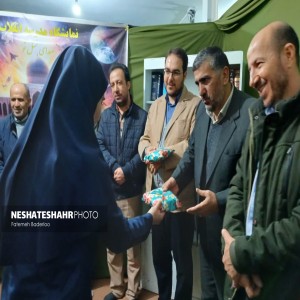 آئین افتتاحیه نمایشگاه مدرسه انقلاب دبیرستان دخترانه محبی شهر بهار