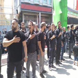 گزارش تصویری از برگزاری مراسم عزاداری روز عاشورا در بهار