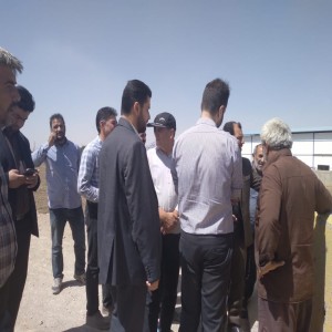 بازدید فرماندار بهار از پروژه های عمرانی روستای حسام آباد