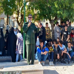 گزارش تصویری از برگزاری سی و هفتمین مراسم تولد شهید مدافع حرم سید میلاد مصطفوی در گلزار شهدای بهار