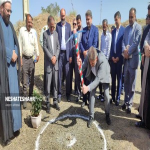 گزارش تصویری از آئین کلنگ زنی پروژه مجتمع آبرسانی جمشید آباد