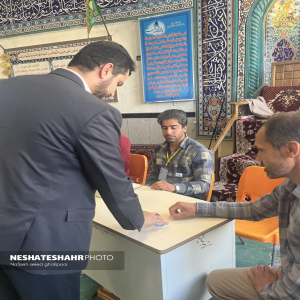 گزارش تصویری از فرایند رأی گیری در  در شعبات اخذ رأی لالجین
