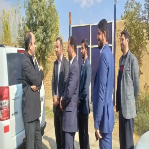 بازدید فرماندار بهار و مدیر کل نساجی و رئیس اداره صمت استان از روستای دستجرد