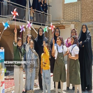 گزارش تصویری از اجرای برنامه صدای پای کتاب در آبادی، در روستای اقبلاغ بخش لالجین (قسمت اول)