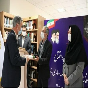 گزارش تصویری از مراسم بازگشایی کتابخانه آیت الله بهاری