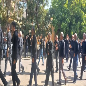 مراسم عزاداری روز عاشورا در بهار
