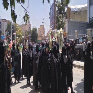 مراسم سومین روز از شهادت حضرت اباعبدالله الحسین(ع) در بهار