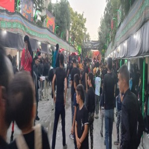 برگزاری مراسم عصر روز سوم شهادت امام حسین(ع) در بهار