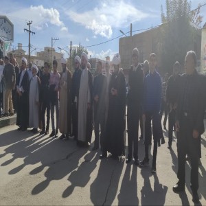 گزارش تصویری از راهپیمایی ۱۳ آبان شهر بهار