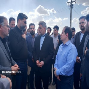 گزارش تصویری از بازدید معاون وزیر صمت از محدوده ناحیه صنعتی شوریجات و ترشیجات مهاجران و شهرک‌های صنعتی شهر لالجین