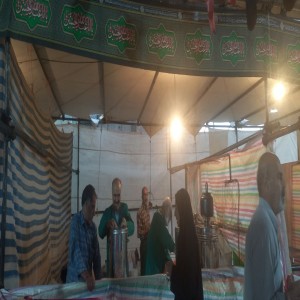 گزارش تصویری از سومین شب استقرار موکب آیت الله بهاری در ورودی شهرستان بهار