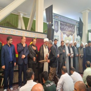 آیین تجليل از خادمان اربعین حسینی شهرستان بهار