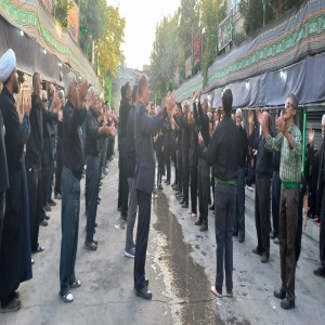 برگزاری مراسم عصر روز سوم شهادت امام حسین(ع) در بهار