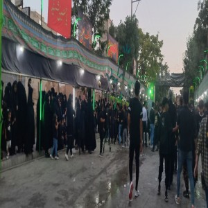 برگزاری مراسم عصر روز سوم شهادت امام حسین(ع) در بهار