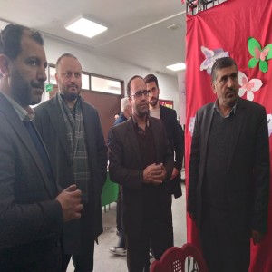 گزارش تصویری از بازدید مسئولین استانی و شهرستانی از نمایشگاه انقلاب در دبیرستان نمونه دولتی حجاب بهار