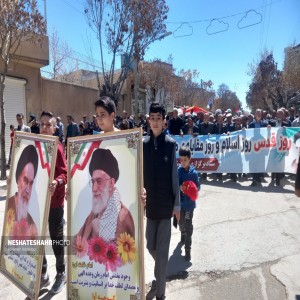 جلوه هایی از حضور گسترده مردم ولایتمدار شهر بهار در راهپیمایی روز قدس ۱۴۰۳