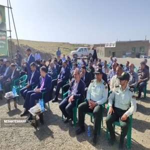 گزارش تصویری از آئین کلنگ زنی پروژه مجتمع آبرسانی جمشید آباد